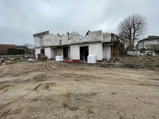 Prace na piętrze I etapu